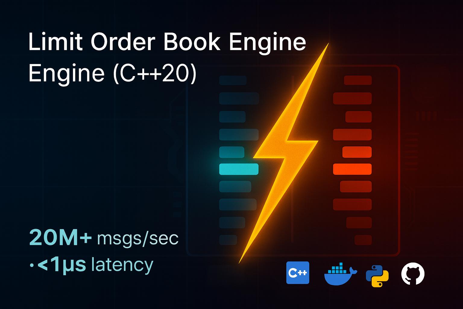 C++20 Matching Engine project logo
